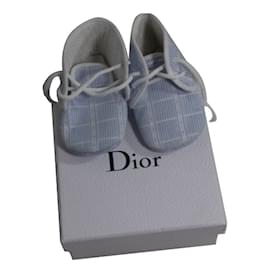 Baby Dior-Sneakers-Blanc,Bleu