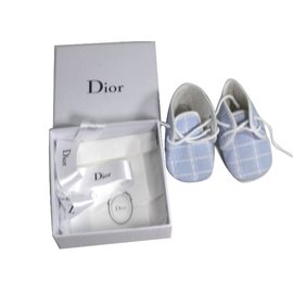 Baby Dior-Sneakers-White,Blue