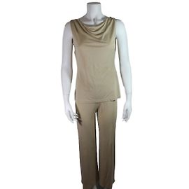 Autre Marque Amazone Set Oberteil und Hose Beige Beige