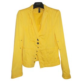 Giacca Blazer Marc Cain Gialla in Cotone Giallo