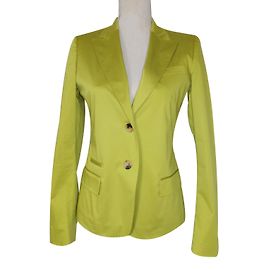 Blazer René Lezard Verde Anís de Algodón Verde