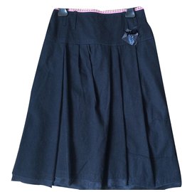 One step-Skirt-Black