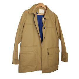Parka Maje Sahara Beige de Algodón Talla 38 Beige