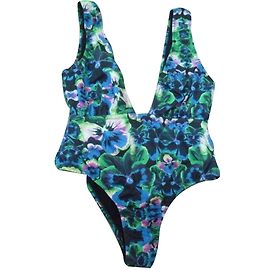 Maillot de bain une pièce Asos à imprimé fleurs Multicolore