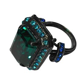 Lanvin anillo Verde