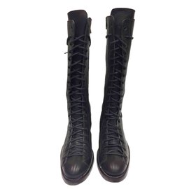 Ann Demeulemeester Botas Castaño
