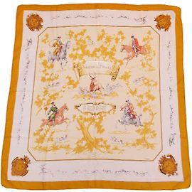 Hermès Silk scarf Golden
