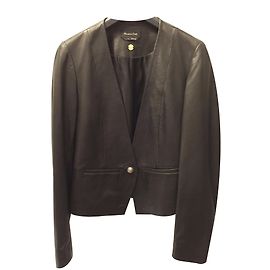 Massimo Dutti Chaqueta Negro