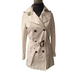 Zara Impermeabile Bianco