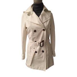 Zara Gabardina Blanco