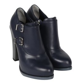 Fendi-Fendi ankle boots-New-Blue,Dark grey