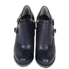 Fendi-Fendi ankle boots-New-Blue,Dark grey