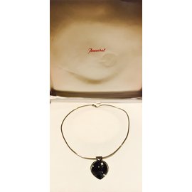 Baccarat-hängende Halskette-Silber