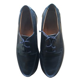 JM Weston-Lace ups-Black