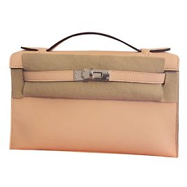 Hermès Pochette Kelly Mini Rose