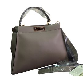 Fendi-Handbags-Grey