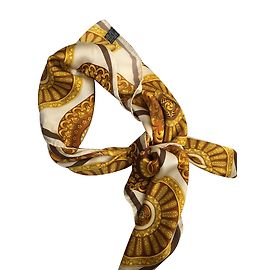 Gianni Versace Bufanda de seda Dorado