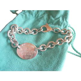 Tiffany & Co Oval Tag Return To Silvery