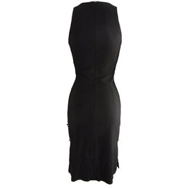 Gianni Versace-Robe-Noir,Doré