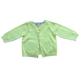 Suéter Bonpoint Amarelo de Algodão Menina 74cm Amarelo