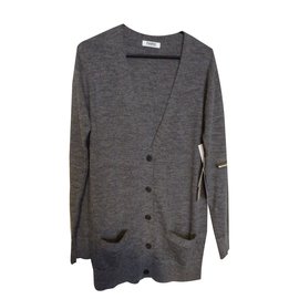 Nicole Fahri-Knitwear-Grey