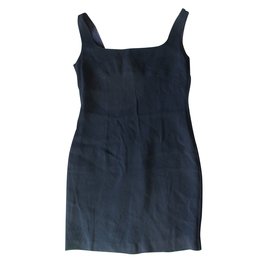 Robe Max Mara Noire en Acétate Noir
