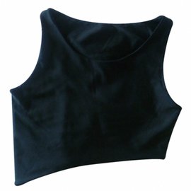 Top assimétrico preto La Perla Preto