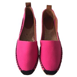 Espadrilles Flamingos Fuchsia en coton Taille 36 Rose