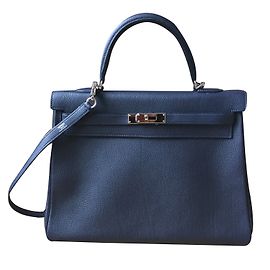 Hermès Handtasche Blau
