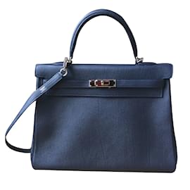 Hermès-Handtasche-Blau