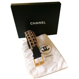 Chanel-Gürtel-Schwarz