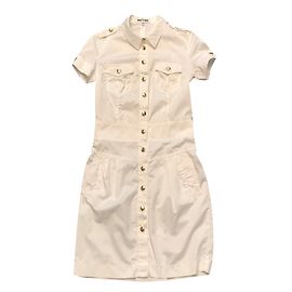Autre Marque Robe en coton blanche WHO * S WHO Blanc