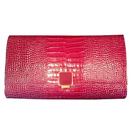 Smythson Sac de voyage Rose Rouge