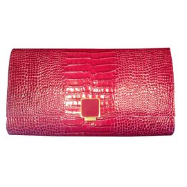 Smythson 10x6x1.5 polegadas aproximadamente Rosa Vermelho