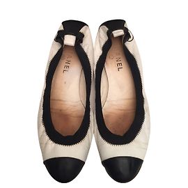 Chanel Ballerine Nero Bianco