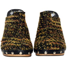 No Name Clogs Black Orange