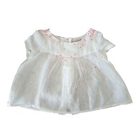 Bonpoint Linen Top White 3 Years White