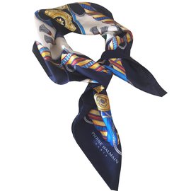 Pierre Balmain Sciarpa seta Blu
