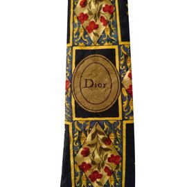 Christian Dior-Cravate-Multicolore