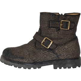 Pom d'Api-Boots-Black,Bronze
