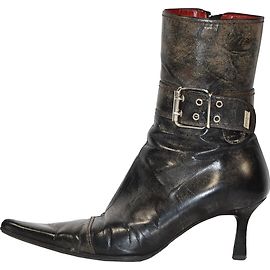 Luciano Padovan Bottines pointues Marron