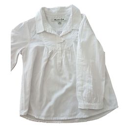 Blouse en coton blanche Massimo Dutti 2 ans Blanc