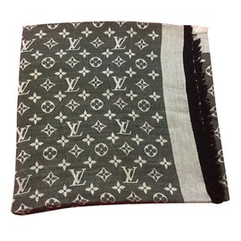 Louis Vuitton-Monogramm scarf-Black