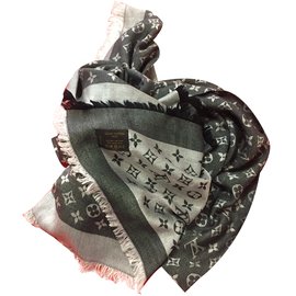 Louis Vuitton-Monogramm scarf-Black
