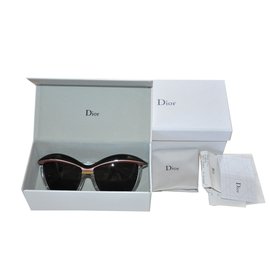 Dior-Sonnenbrille-Schwarz,Pink