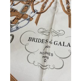 Hermès-BRIDES de GALA-Laranja