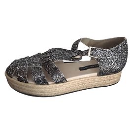 Autre Marque Espadrillas di Susana Traca Argento Beige