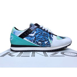 Kenzo-Sneakers-White,Blue,Green