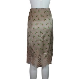 Louis Vuitton-Skirt-Beige