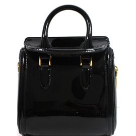 Alexander Mcqueen-Heroine Mini Bag-Schwarz